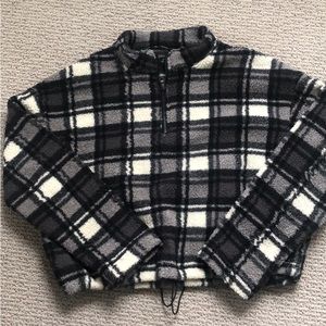 Love Tree Cropped Fleece